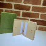 Gucci Horsebit 1955 card case wallet beige 621887