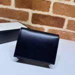 Gucci Horsebit 1955 card case wallet black 621887