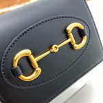 Gucci Horsebit 1955 card case wallet black 621887