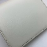 Gucci Horsebit 1955 card case wallet white 621887