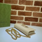 Gucci Horsebit 1955 wallet with chain beige 621892