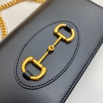 Gucci Horsebit 1955 wallet with chain black 621892