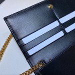 Gucci Horsebit 1955 wallet with chain black 621892