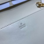 Gucci Horsebit 1955 wallet with chain white 621892