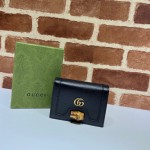 Gucci Diana card case wallet ‎658244 black