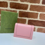 Gucci Diana card case wallet ‎658244 light pink