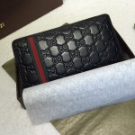 Gucci zip around wallet 308009 black