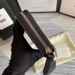 Gucci Snake print leather zip around wallet 451273