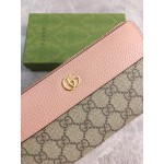 GG Marmont zip around wallet beige 456117