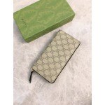 GG Marmont zip around wallet black-beige 456117