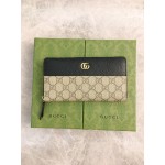 GG Marmont zip around wallet black-beige 456117