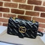 Gucci The Hacker Project small GG Marmont bag black 443497