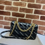 Gucci The Hacker Project small GG Marmont bag black 443497