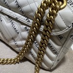 Gucci The Hacker Project small GG Marmont bag white 443497