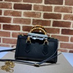 GUCCI DIANA SMALL SHOULDER BAG 735153 BLACK