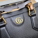 GUCCI DIANA SMALL SHOULDER BAG 735153 BLACK