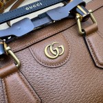 GUCCI DIANA SMALL SHOULDER BAG 735153 BROWN