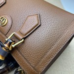 GUCCI DIANA SMALL SHOULDER BAG 735153 BROWN