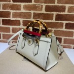 GUCCI DIANA SMALL SHOULDER BAG 735153 WHITE