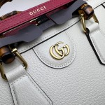 GUCCI DIANA SMALL SHOULDER BAG 735153 WHITE