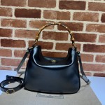 GUCCI DIANA MEDIUM SHOULDER BAG 746124 BLACK