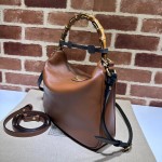 GUCCI DIANA MEDIUM SHOULDER BAG 746124 BROWN