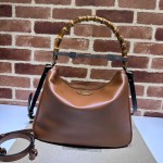 GUCCI DIANA LARGE SHOULDER BAG 746245 BROWN