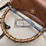 GUCCI DIANA LARGE SHOULDER BAG 746245 BROWN