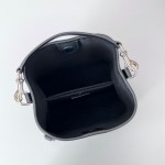 GUCCI GG Emblem mini bucket bag 815118 black