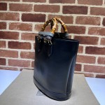 750394 GUCCI DIANA MEDIUM TOTE BAG BLACK