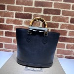 750394 GUCCI DIANA MEDIUM TOTE BAG BLACK