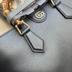 750394 GUCCI DIANA MEDIUM TOTE BAG BLACK