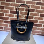 750394 GUCCI DIANA MEDIUM TOTE BAG BLACK