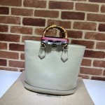 750394 GUCCI DIANA MEDIUM TOTE BAG OFF WHITE