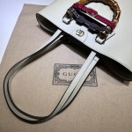 750394 GUCCI DIANA MEDIUM TOTE BAG OFF WHITE