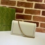 GUCCI DIANA MINI BAG WITH BAMBOO 696817 OFF WHITE