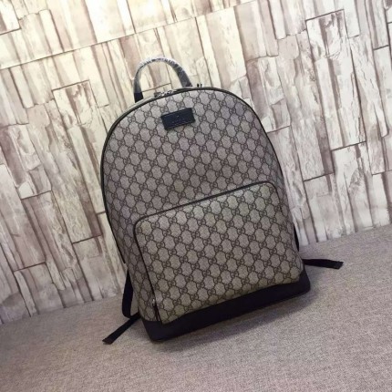 Gucci GG Supreme backpack brown 406370