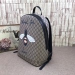 Gucci Bee print GG Supreme backpack 419584