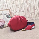 Gucci GG Marmont quilted leather bucket bag red 476674