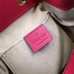 Gucci GG Marmont quilted leather bucket bag red 476674