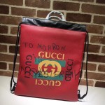 Gucci Coco Capitán logo backpack red 494053