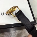 Gucci Leather belt with Double G buckle 409417