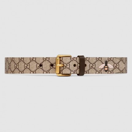 Gucci Bee print GG Supreme 434520