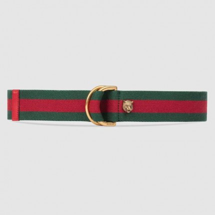 Gucci Web belt with D-ring 453271