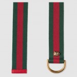 Gucci Web belt with D-ring 453271