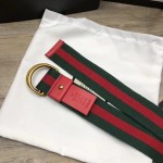 Gucci Web belt with D-ring 453271