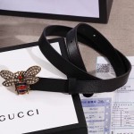 Gucci Queen Margaret leather belt black 476452