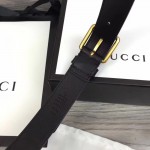 Gucci Leather belt with Horsebit black 488939