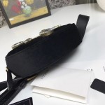 Gucci GG Marmont belt bag black velvet  ‎476434 9FRPT