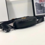 Gucci GG Marmont matelassé leather belt bag black 476434